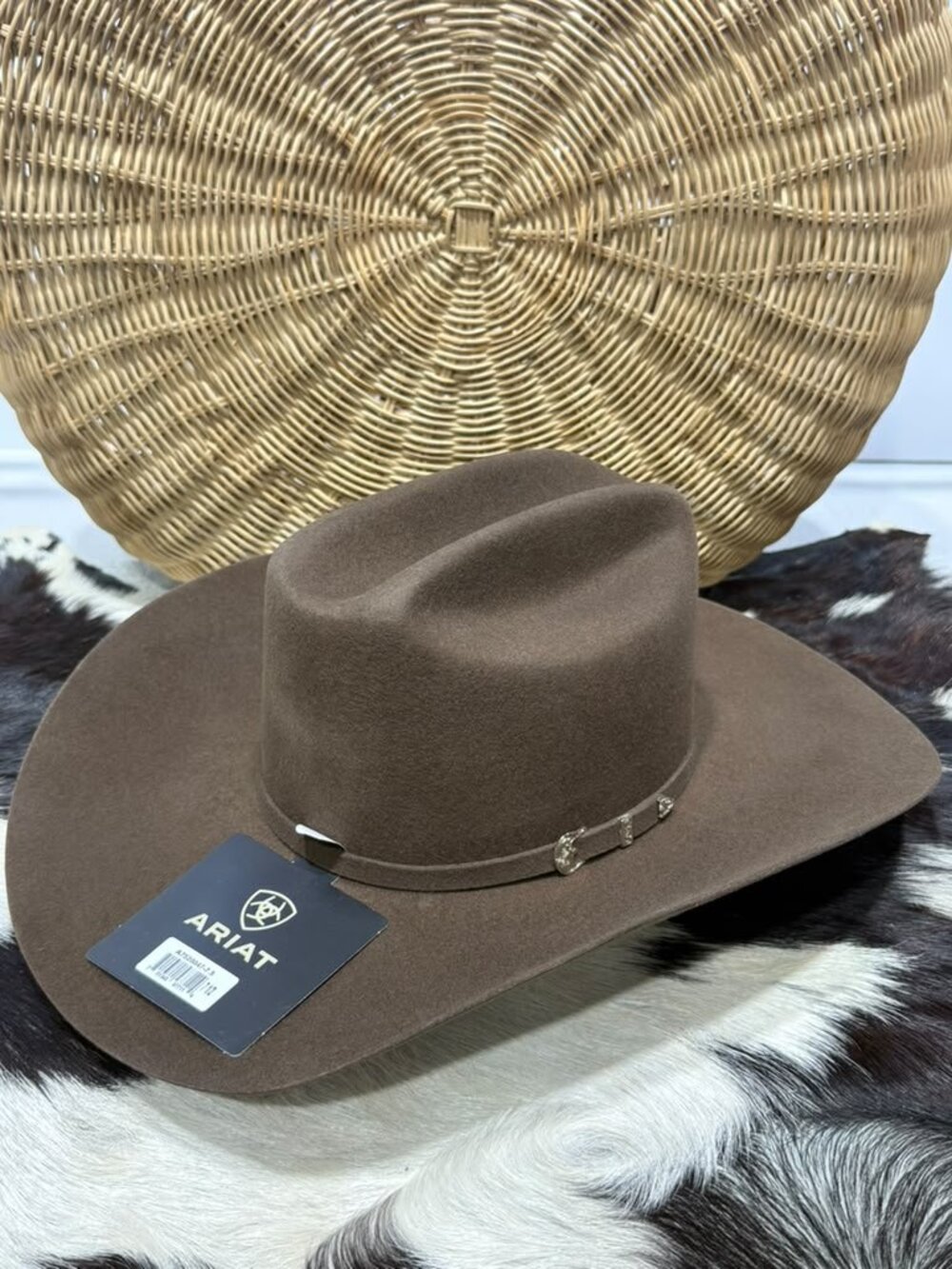 Ariat 2X Chocolate Wool Cowboy Hat - Tucson 7 1/2